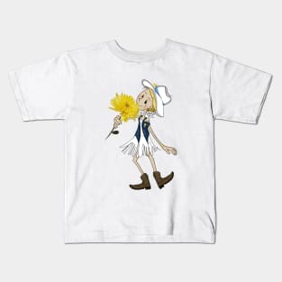 Flower Girl Cowgirl Kids T-Shirt